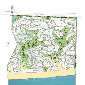 Uy  074  Emprendimiento inmobiliario Las Garzas, ubicado en Km 208 de Ruta 10, Departamento de Rocha.